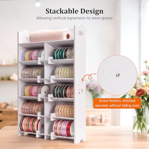 Stackable Ribbon Organizer for Spools up to 4 Inches - Image 4