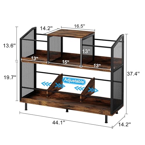 KirKical 3-Tier Large Capacity Record Player Stand, Holds Up - Image 4