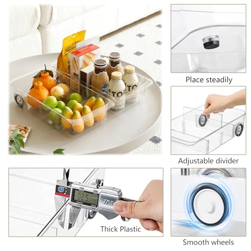 Fridge Organizer and Storage Drawer Roll Out Refrigerator - Image 4