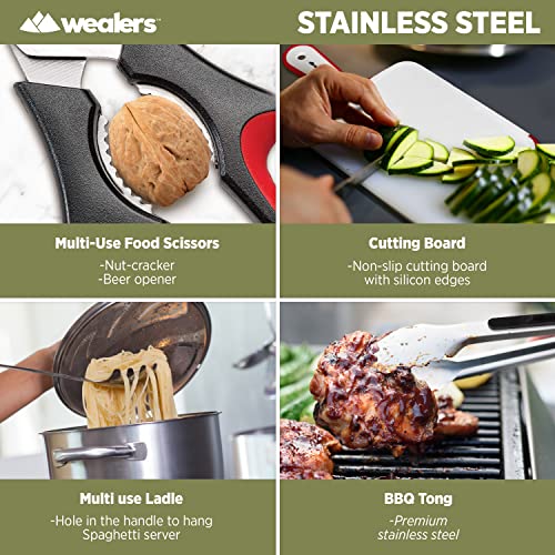 Wealers Camp Kitchen Cooking Utensil Set Travel Organizer - Image 6