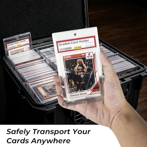 Graded Card Case Holds 106 PSA Slabs, Premium Storage Box - Image 3