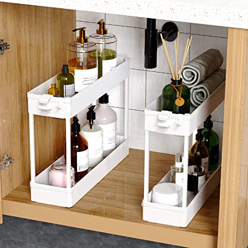 SPACEKEEPER Slim Rolling Storage Cart, 4 Tier Bathroom Cart - Image 4
