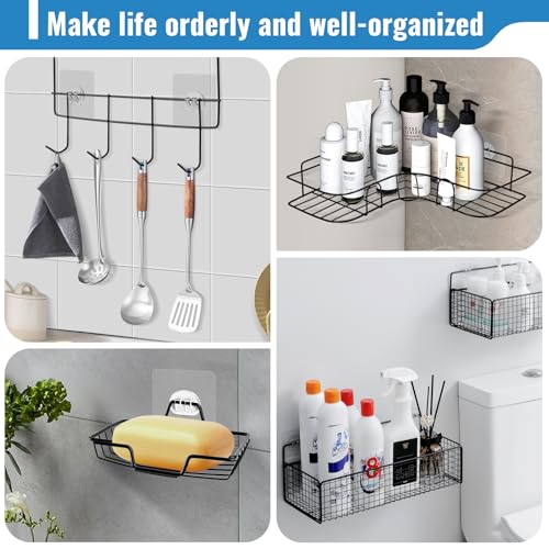 15 Pack Shower Caddy Adhesive Replacement - Strong No Drilling - Image 5