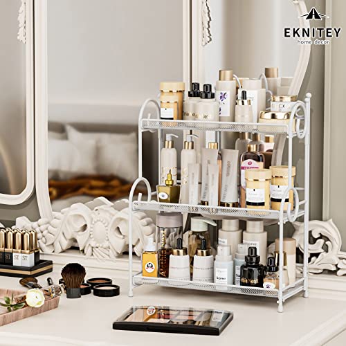 EKNITEY 3-Tier Bathroom Organizer - Sink Organizer Spice Rack(No - Image 3