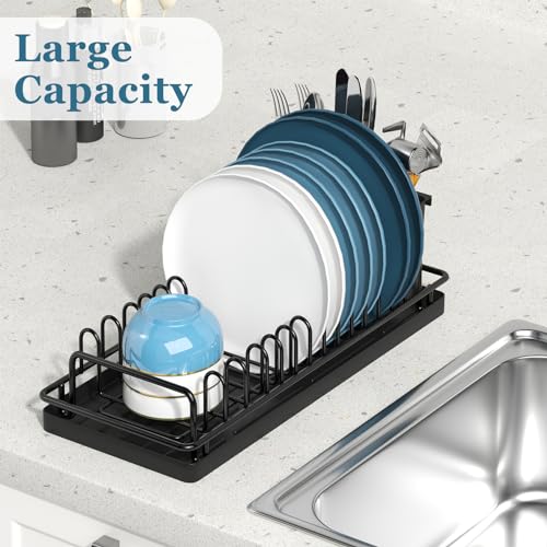 XYZLVSI Compact Small Dish Drying Rack, RV Dish Rack for Kitchen - Image 4