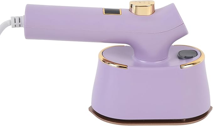 Portable Steam Iron, Mini Garment Steamer Handheld Ironing Machine with 120ml Large Suitable for Travel Home Use (US Plug 110V