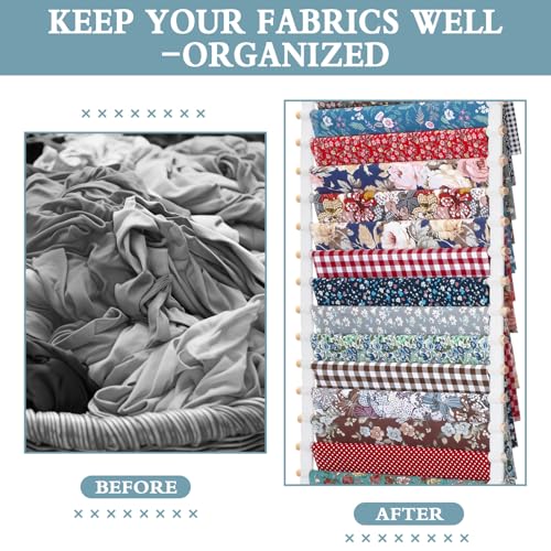 Sewing Room Hanging Wall Fabric Organizer, 16.5 Inch - Image 5