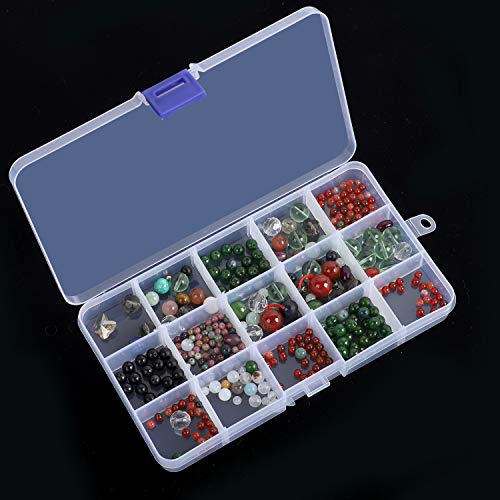 KINJOEK 10 Pack 15 Grids Plastic Bead Organizer Containers - Image 5