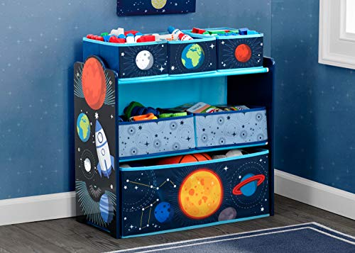 Delta Children Space Adventures Design & Store 6 Bin Toy - Image 3