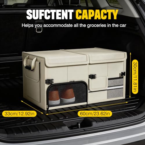 Foldable Car Trunk Organizer with Multi-Compartment – - Image 3