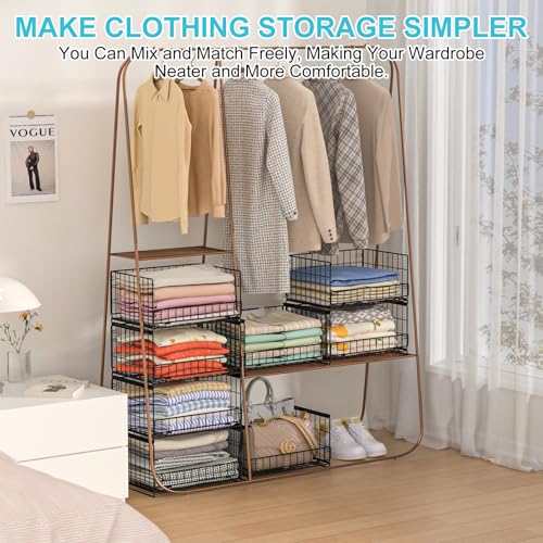 4-Tier Sliding Closet Organizers and Storage Shelves - Image 8