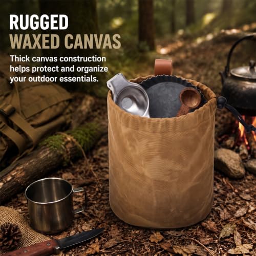 8.66 x 6.5 Inch Camping Cookware Bag for Camp Kitchen - Image 4