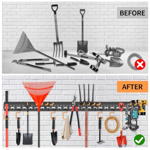 Garden Tool Organizer Wall Mount - Garage Storage | Garage Storage - Image 5