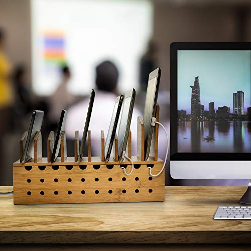 Prosumer's Choice 10 Device Bamboo Cell Phone Charging Stations | - Image 5