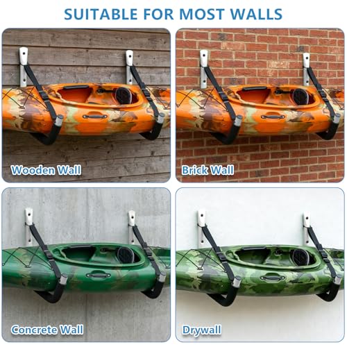 4 Pack Kayak Storage Rack, 15 Inch Kayak Rack for Garage - Image 6