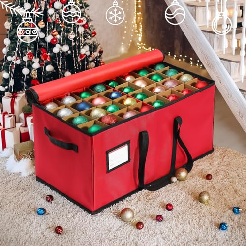 Christmas Decoration Organizer Ornament Holder Village - Image 3
