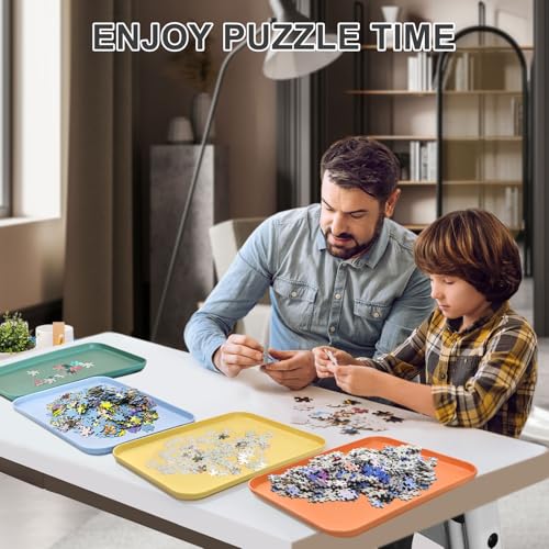 Puzzle Sorting Trays, 12 x 8.7 Puzzle Stackable Sorter - Image 8