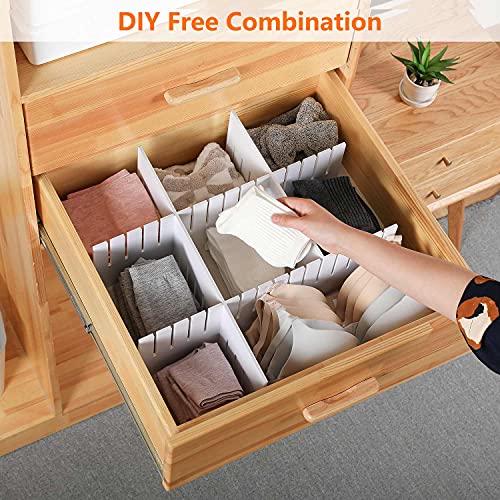 12Pcs Drawer Dividers, 16.93" x 2.76" - Image 4