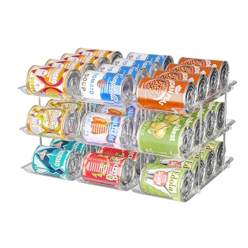Can Organizer for Pantry, 3 Tier Rolling Can Storage Organizer - Image 2