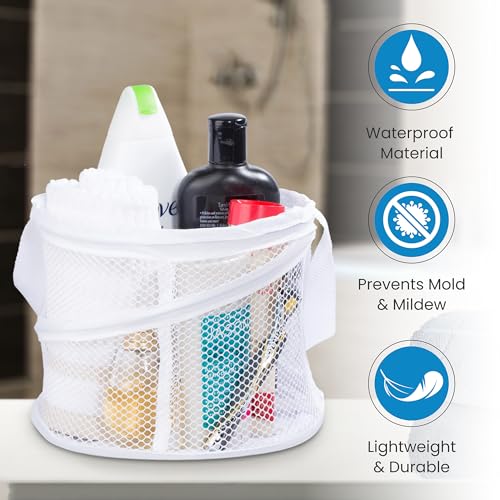 Handy Laundry Portable Shower Caddy Mesh Basket - Image 5