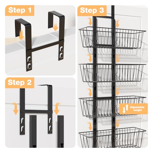 10 Tier Over the Door Pantry Organizer, Over the Door Organizer - Image 5