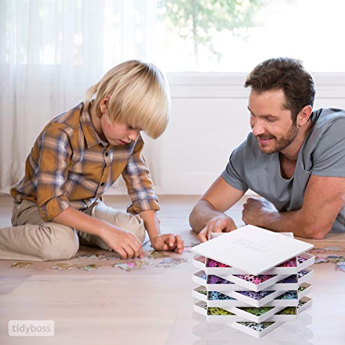 8 Puzzle Sorting Trays with Lid 10" x 10" - Portable - Image 3