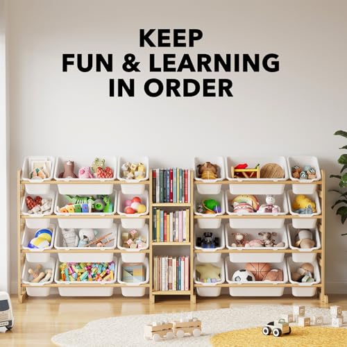 SpaceAid Large Toy Storage Organizer with 24 Bins and 3 Shelves - Image 7