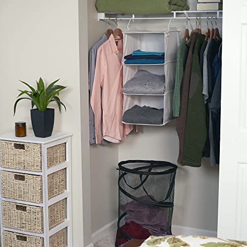 Household Essentials 311342 Hanging Closet Organizer | 3 Pocket - Image 3