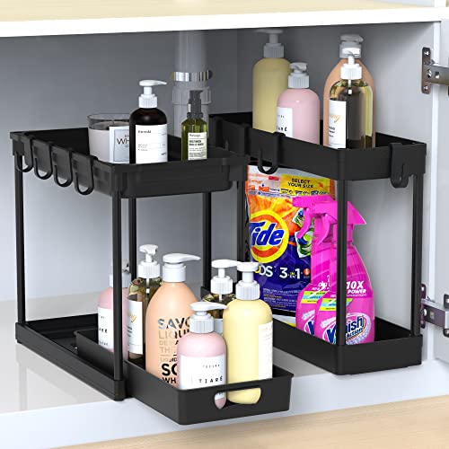 Simple Houseware 2-Tier Standard Under Sink Storage | All Products - Image 3