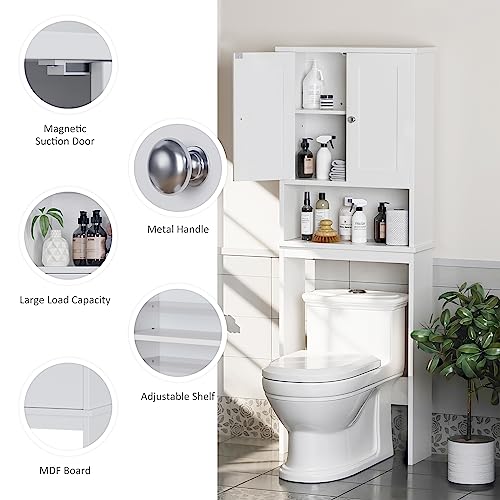 Over the Toilet Storage Cabinet, Bathroom Storage | Home Organization - Image 6