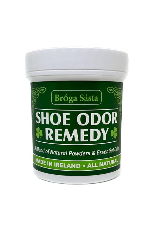 Natural Shoe Odor Eliminator and Foot Odor Eliminator - Developed by a Registered Podiatrist in Ireland - Effective Shoe Deodorizer for all Types of Feet and Footwear - Smelly Shoe Odor Remover 3.5oz