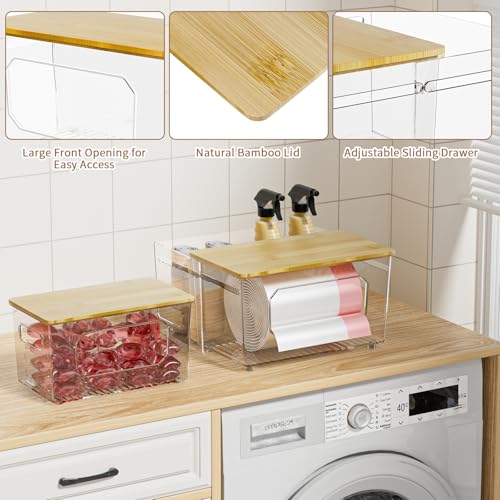 spospo Trash Bag Holder 3-in-1 Under Sink Organizer - Image 4