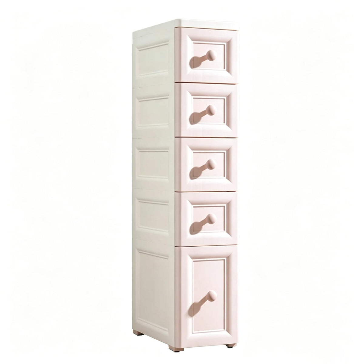 Slim Rolling Storage Cart, Tall Narrow Storage Cabinet - Image 1