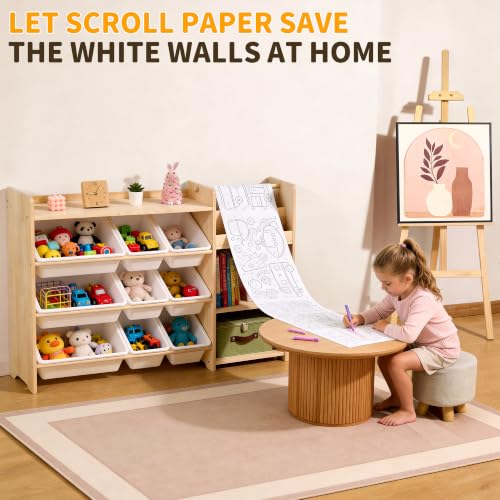 3-in-1 Montessori largeToyStorageBox withKidsBookshelf - Image 7
