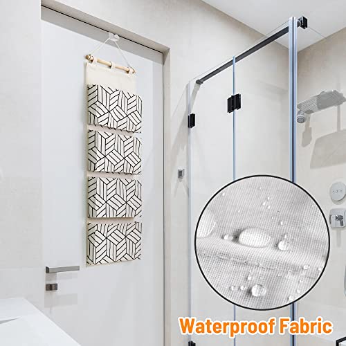 CROWNED 2Pcs Over Door Hanging Storage Bags Wall Mou | All Products - Image 5