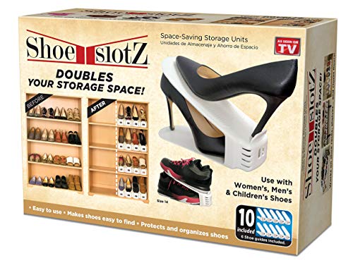 Shoe Slotz Space-Saving Storage Units in Ivory | As Seen on TV | - Image 2