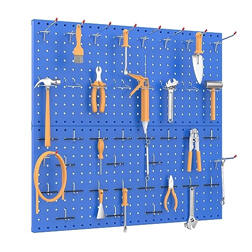 TORACK Metal Pegboard Wall Organizer 24"x24" 70 PCS Tool - Image 5
