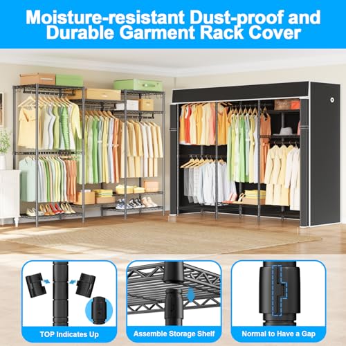 E13C Heavy Duty Closet Organizer System，Freestanding - Image 6