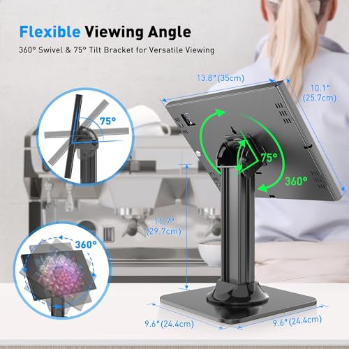 AboveTEK Anti-Theft iPad Kiosk Stand – POS iPad Security Mount - Image 6
