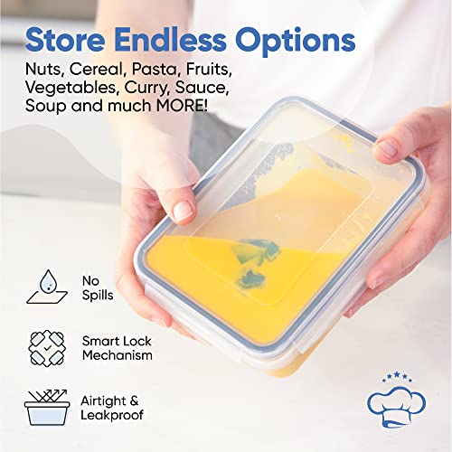 Chef's Path 32 Piece Airtight Food Storage Containers with Easy - Image 4