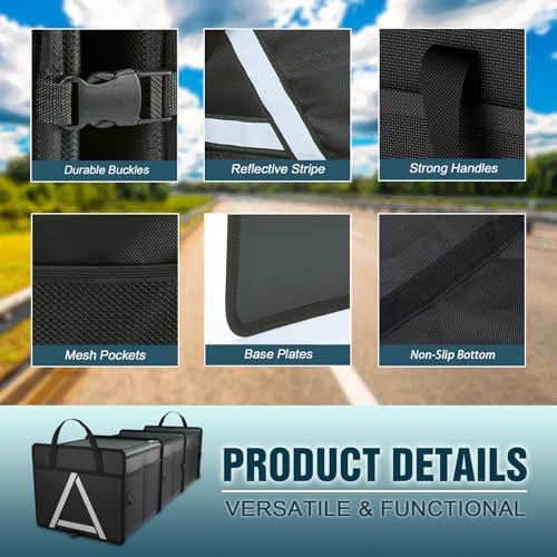 K KNODEL Trunk Organizer Storage with Cooler for Car - Image 5