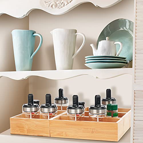 Fabsome Bathroom Drawer Organizer, Bamboo Box Bin for Junk Vanity - Image 7