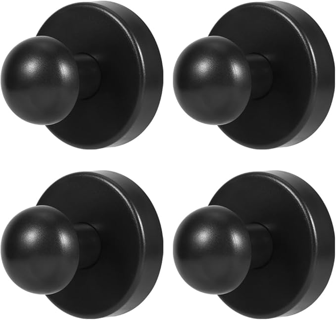 Picowe Suction Cup Hooks, Heavy Duty No Drill Holds Weight, Removable Adhesive Grips for Tile, Glass, Mirror, Shower - Perfect for Bathroom, Kitchen, Office Organization (4)