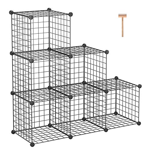 C&AHOME Wire Cube Storage, 6 - Cube Organizer Metal C Grids - Image 2