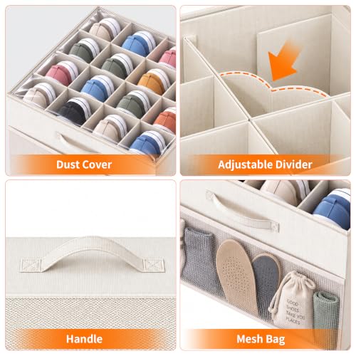 Shoe Organizer for Closet, Foldable Shoe Storage | Home Organization - Image 6