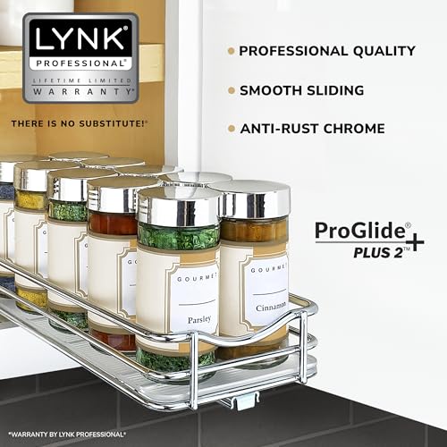 LYNK PROFESSIONAL® Pull Out Spice Organization for Cabinets - Image 3