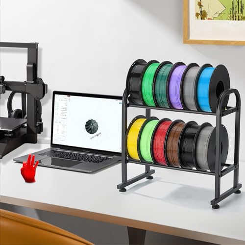 facka 3D Printer Filament Storage Rack,2-Tier Metal - Image 7
