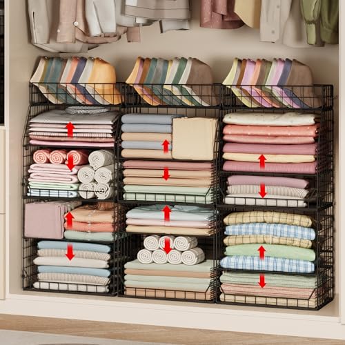 5-Tier Stackable Closet Organizers and Storage | Home Organization - Image 5