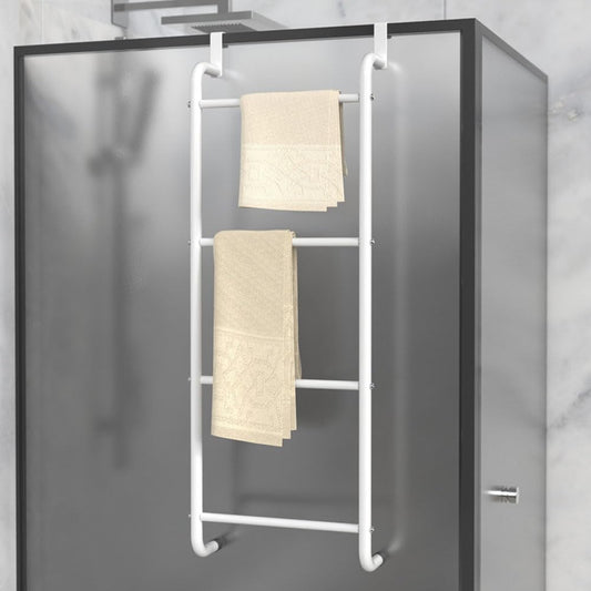 Over The Door Bathroom Hanging Organizer Shelf， Towel Rack - Image 1