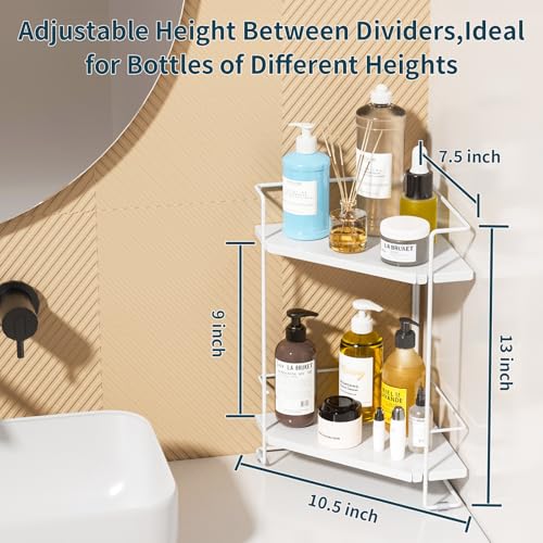 BOIVSHI 2-Tier Bathroom Counter Organizner, Bathroom Organizers - Image 3